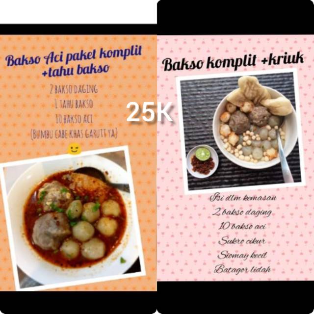 

Baso aci garut komplit