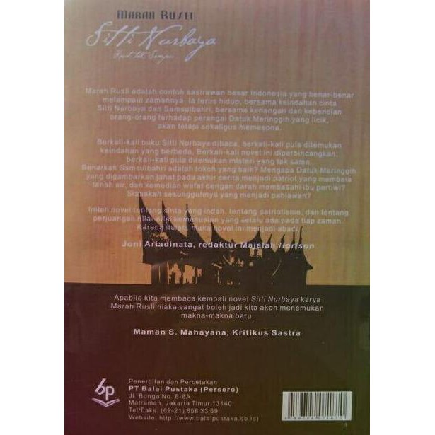 Sinopsis Siti Nurbaya Marah Rusli Rasanya