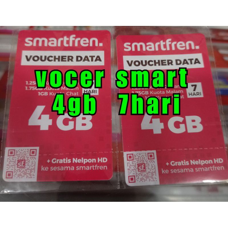 voucher Smartfren 4gb kirim kode voucher