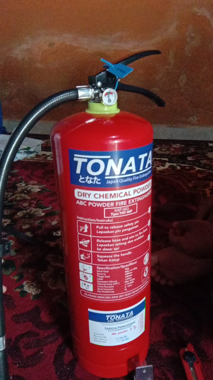 Apar 6kg Bubuk Abc Powder Tonata / Set Komplit