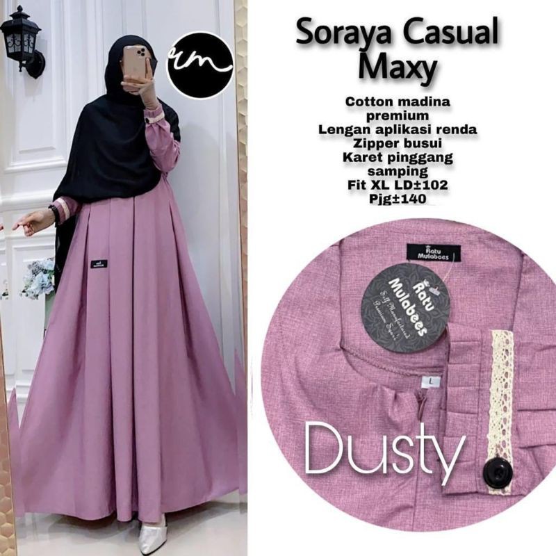 Soraya Casual Maxy Ratu Mulabees Ori