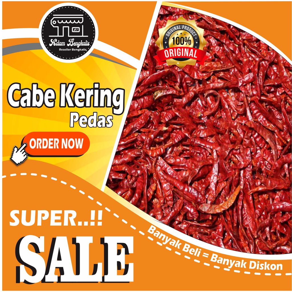 

Cabe kering pedas malaysia - untuk masakan dan bisa menjadi cabe darurat