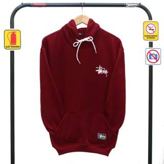 jaket hoodie maroon