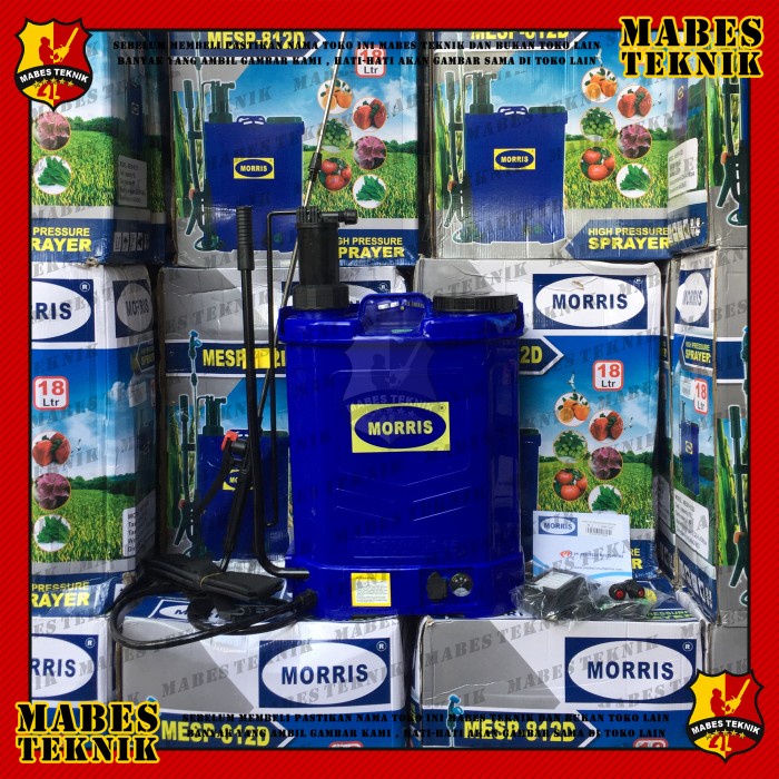 SPRAYER MORRIS ELEKTRIK + MANUAL 18 LITER / ALAT SEMPROT HAMA 2 IN 1