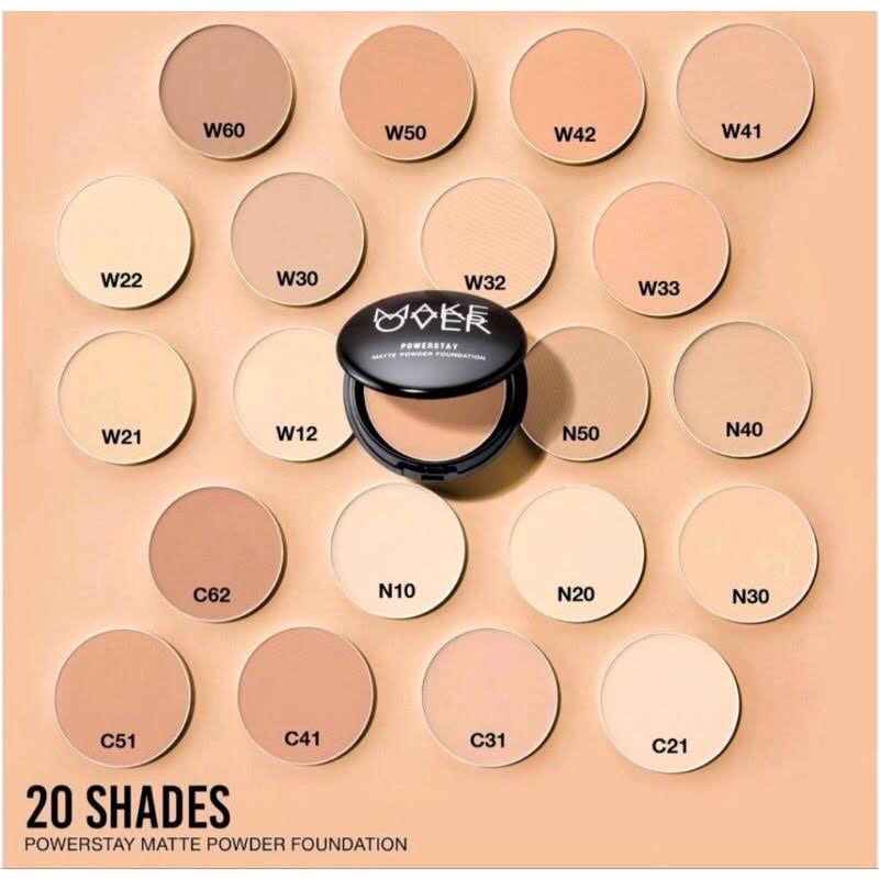 Make Over Powerstay Matte Compact Powder - Bedak Padat