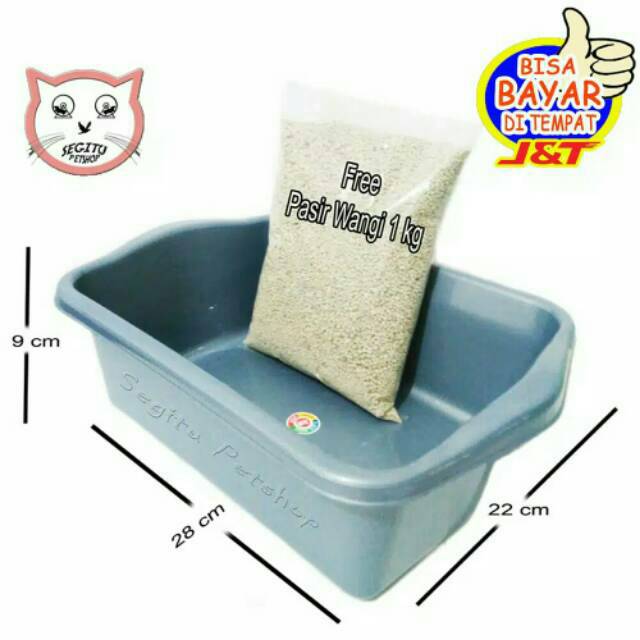 Lifter box toilet kucing ukuran S