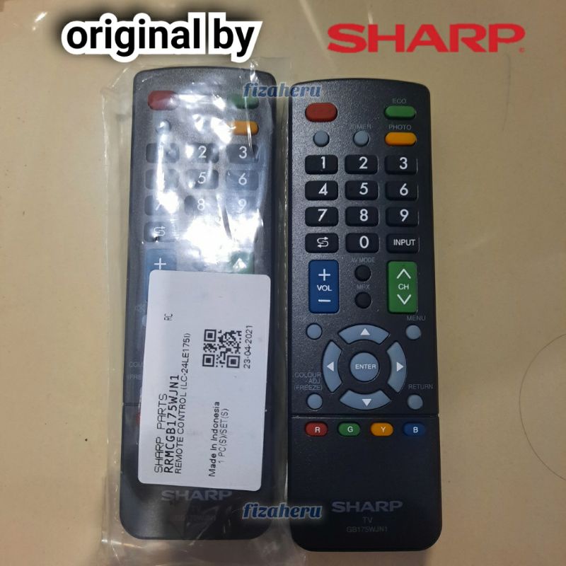 Remote Remot TV LCD LED Sharp Aquos GB175WJSA Jaminan 100% ORI dan BARU