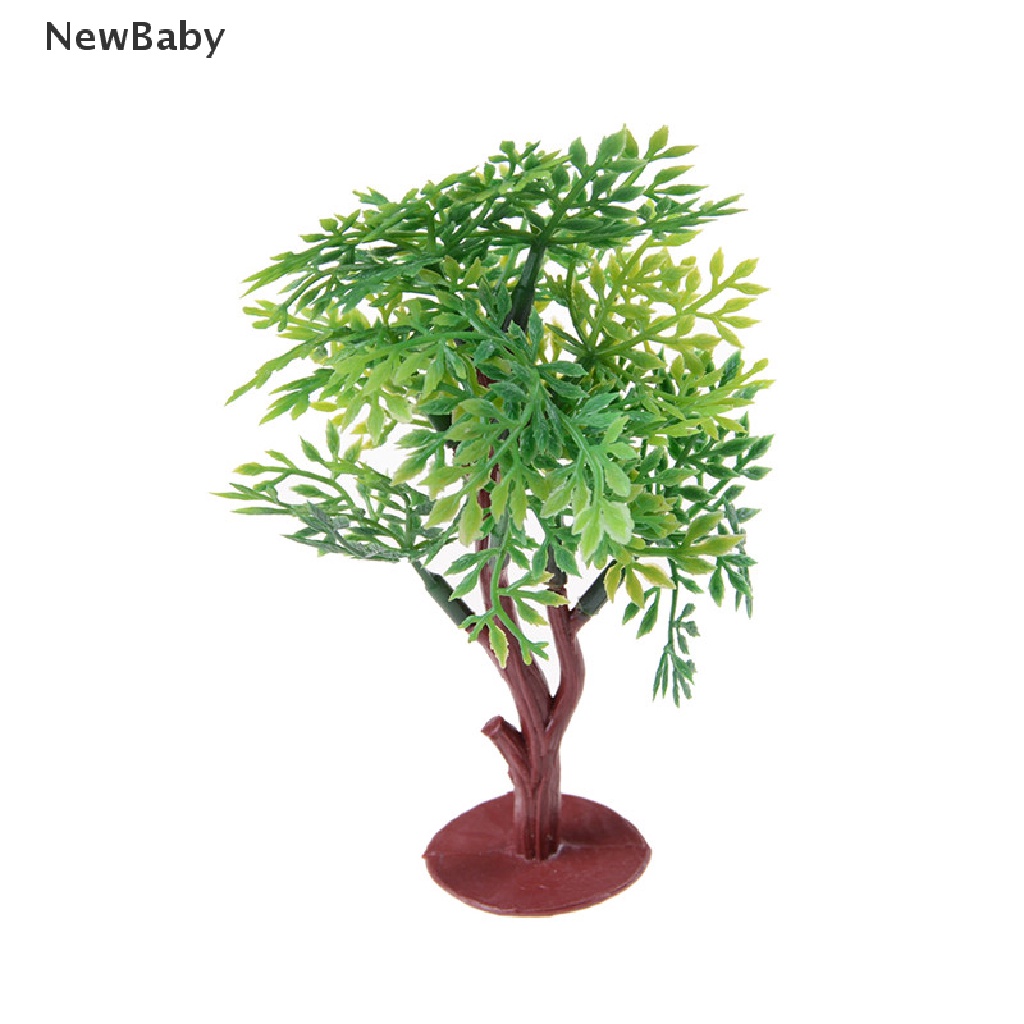 Newbaby Miniatur Pohon Hijau Tinggi 9cm Untuk Dekorasi Rumah Boneka