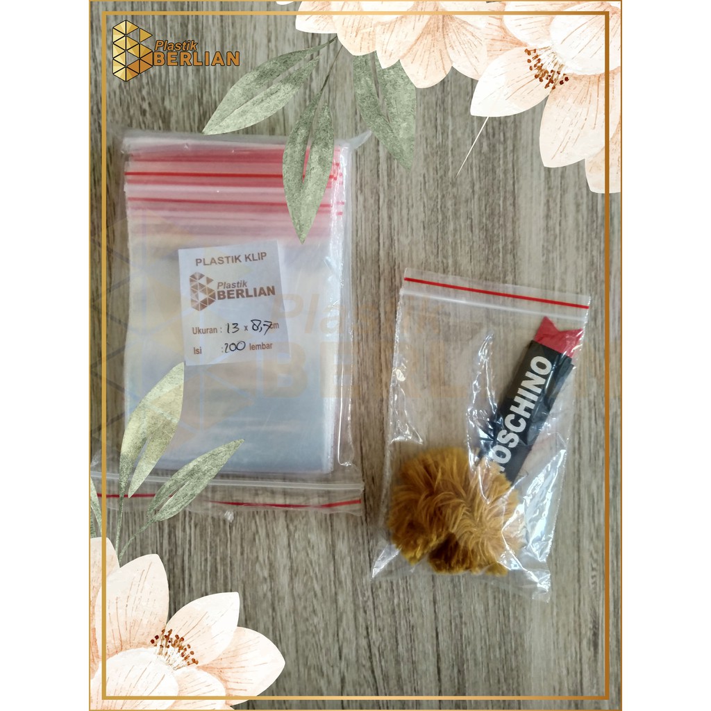

8.7 x 13 cm Plastik KLIP / CLIP Plastik PROMO TERMURAH 100 lbr