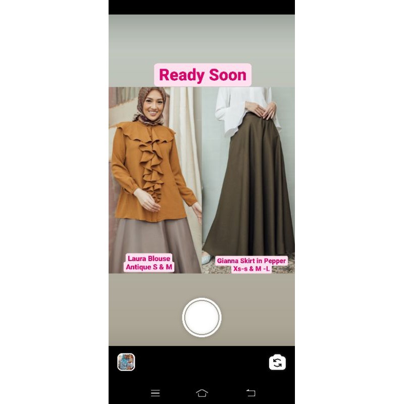 LAURA BLOUSE & GIANNA SKIRT WEARING KLAMBY