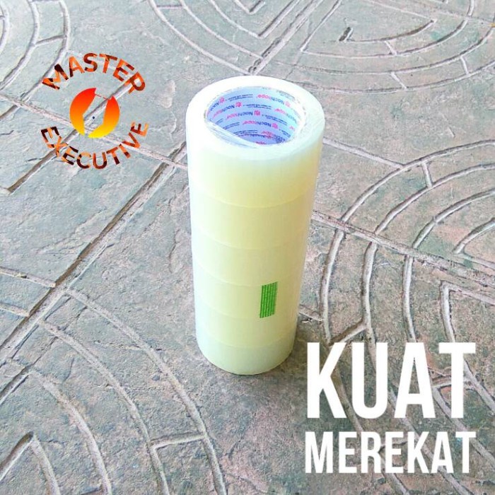 

perekat-pengikat- lakban bening nachi / opp tape / plakban naci isolasi solatip selotip -pengikat-