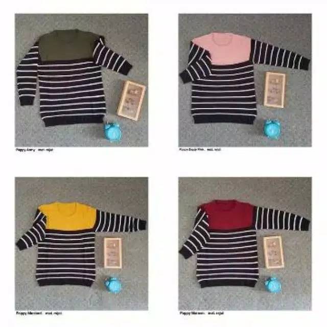 POPY STRIPE KNITT