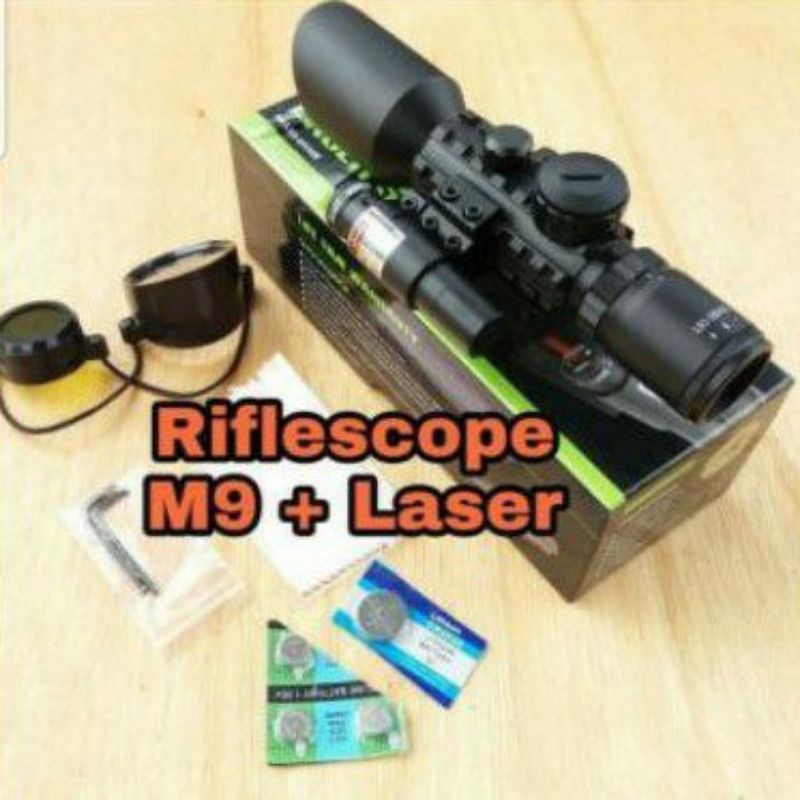 Telescope + Laser M9 3-10x42