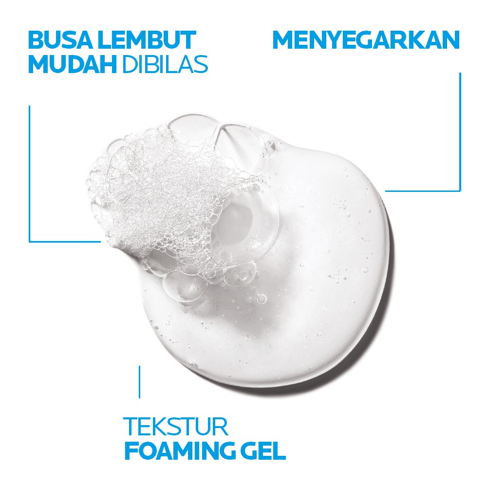 La Roche Posay Effaclar Foaming Gel Cleanser 400ml - Sabun Wajah Kulit Jerawat/ Berminyak