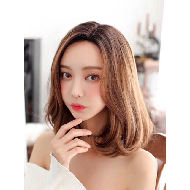 Wig pendek tanpa poni wig bob tanpa poni wig newlashnewhair kode Y179