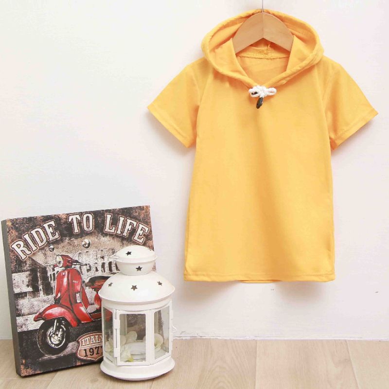 Top Kid Kaos Hoodie Lengan Pendek Anak Laki-Laki 2-9 Tahun 06