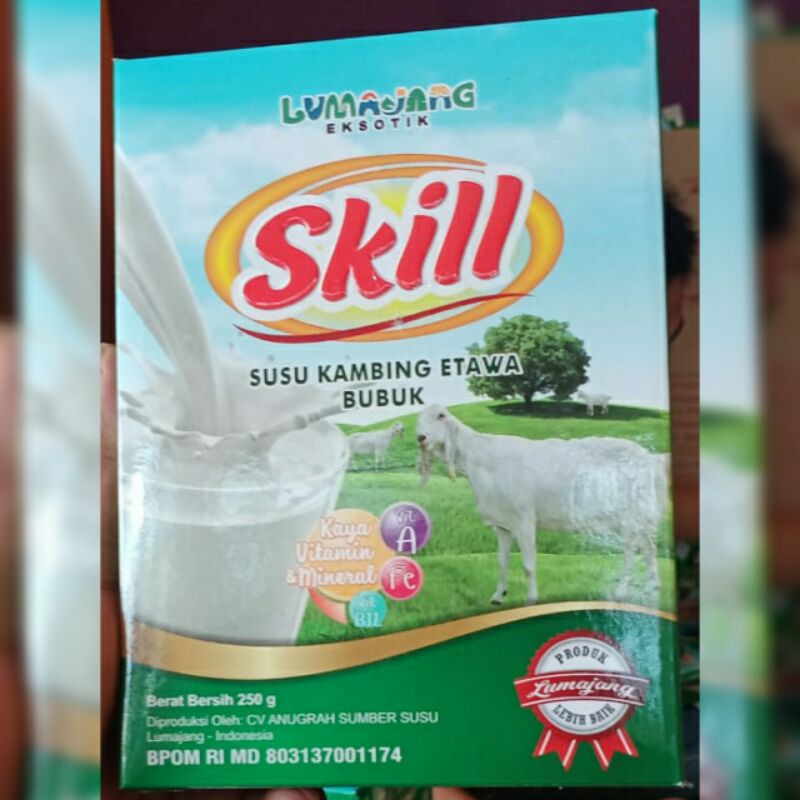 

susu kambing etawa bubuk "SKILL