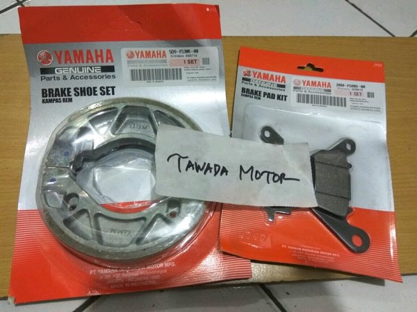 KANVAS REM SET DEPAN DAN BELAKANG YAMAHA FREEGO