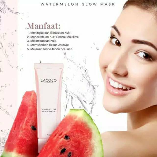 Lacoco Watermelon Glow Mask Sleeping Mask Original