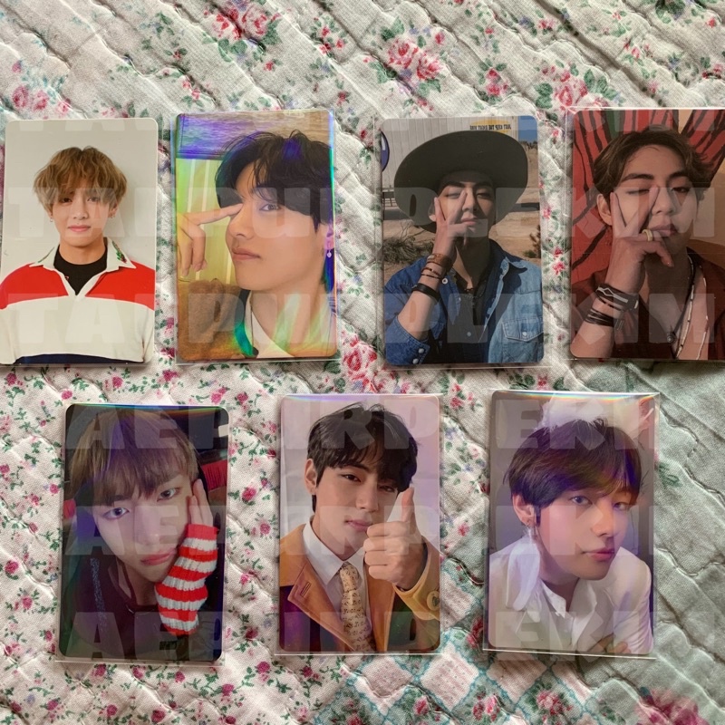 [OFFICIAL] PHOTOCARD TAEHYUNG HER V, BE ESS, LD M2U, LD SW, YNWA, POB BE, MOTS V1
