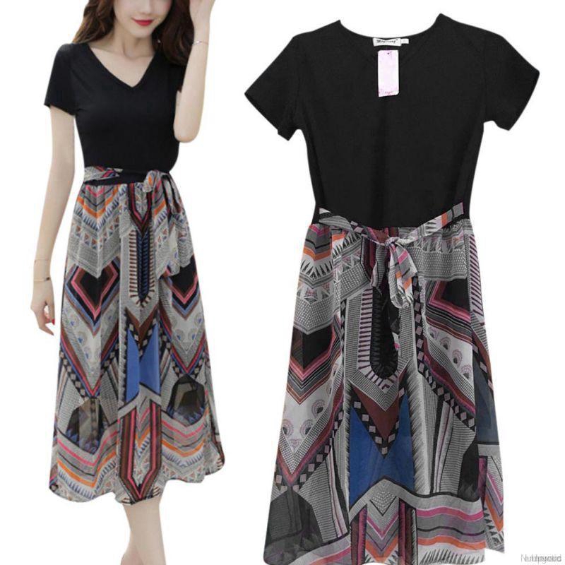 two piece floral dresses