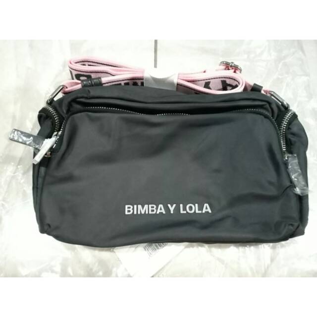 Bimba Y Lola grey strap pink