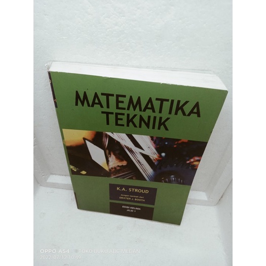 JUAL BUKU MATEMATIKA TEKNIK OLEH K.A STROUD