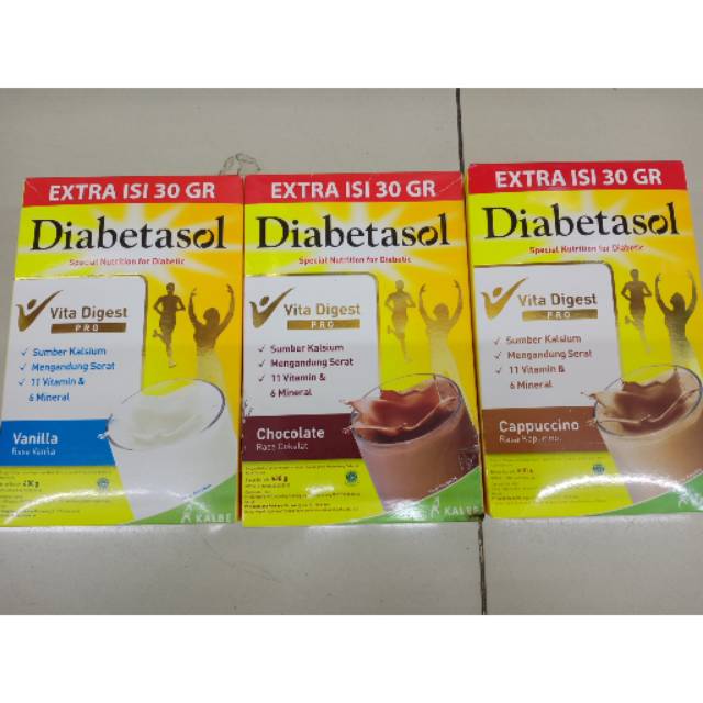 

Diabetasol 600 gram coklat,vanila dan capucino