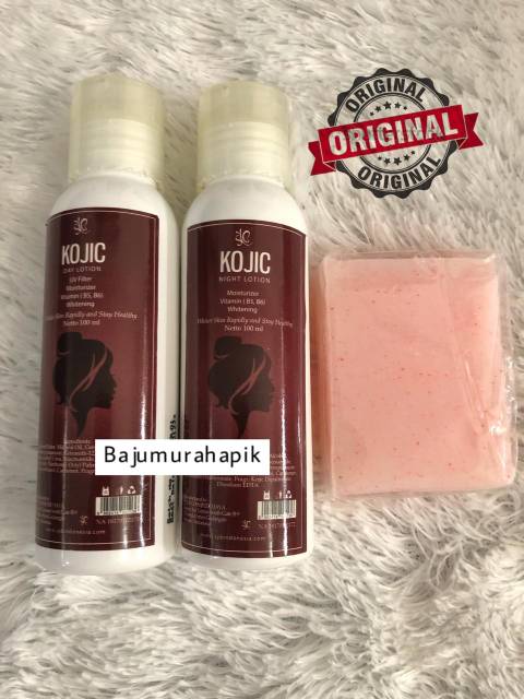 SYB Paket Kojic Body Care 3in1/ Paket Lotion Sabun Kojic