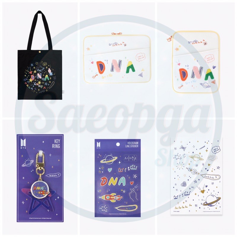BTS - DNA OFFICIAL MERCHANDISE BIGHIT ENT OPEN PO
