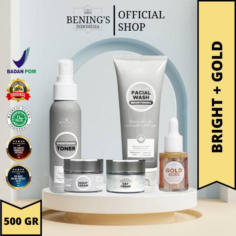 BENINGS SKINCARE DR OKY PRATAMA PAKET BRIGHTENING DENGAN SERUM | BENING SKINCARE | BENING CLINIC | BENINGS CLINIC
