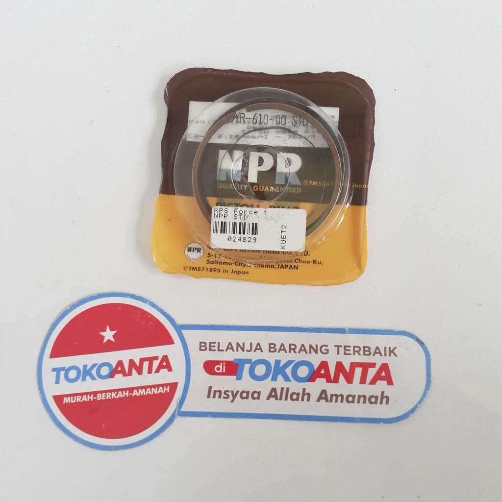 Ring Seher Seker Piston Yamaha Force 1 Fiz R FizR NPP STD 025 050 075 100