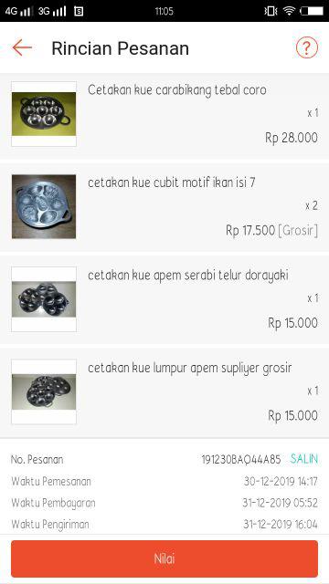 Cetakan Kue Apem Serabi Telur Dorayaki