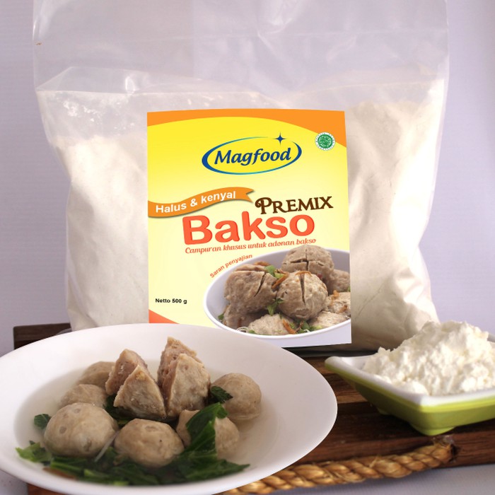 

TEPUNG BAKSO BUMBU PREMIX BAKSO MAGFOOD 500GR