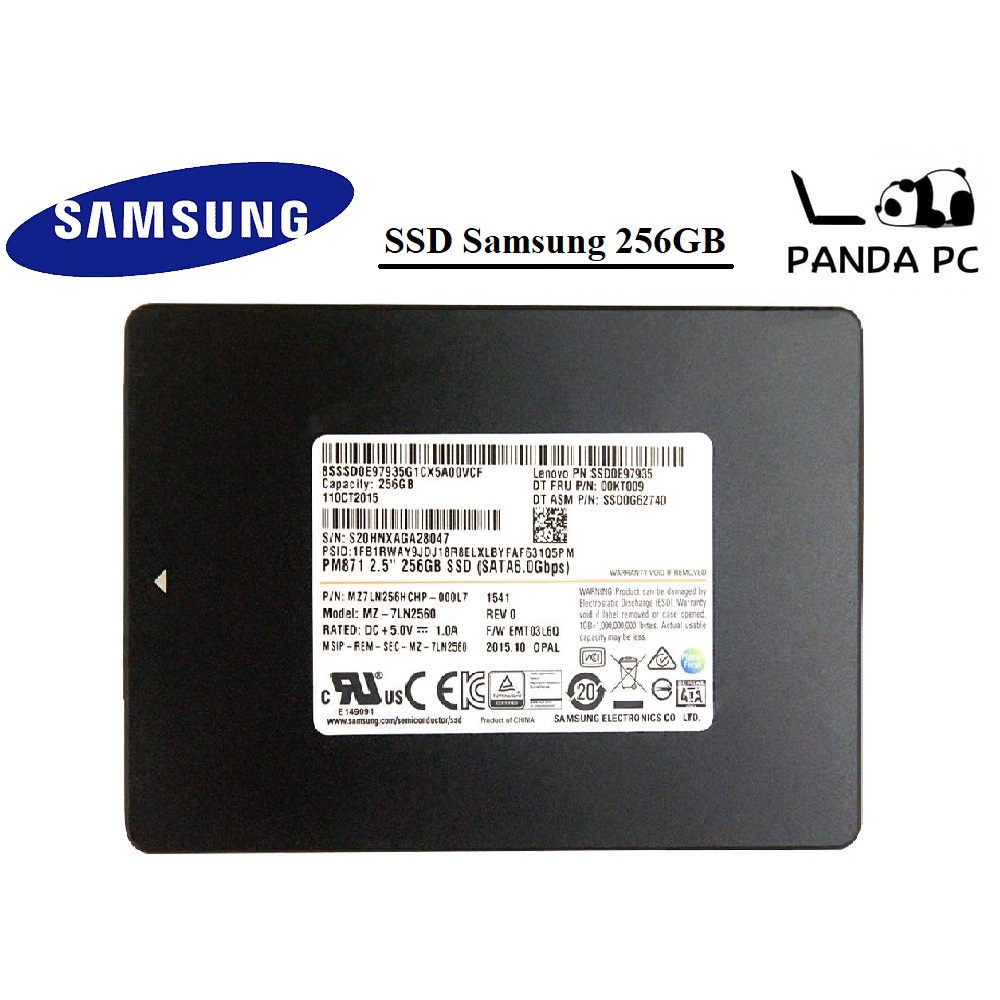 SSD Samsung 256GB SATA 3 / 6 Gbps