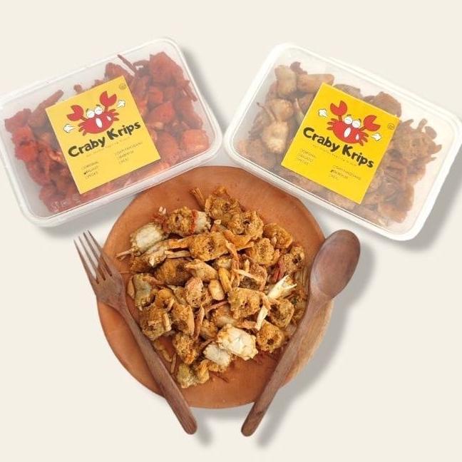 

[KODE BARANG H968] BABY CRAB Craby Krips JUMBO KEMASAN BOX 100 GR ASLI TANGAN PERTAMA