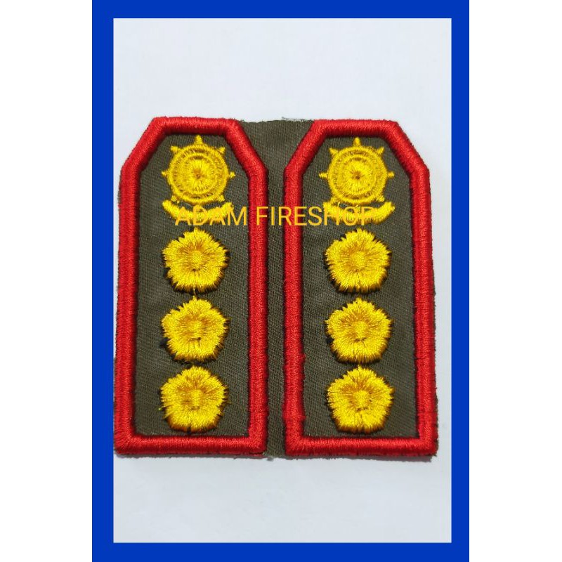 BORDIR PANGKAT POL PP 4B JABATAN PDL