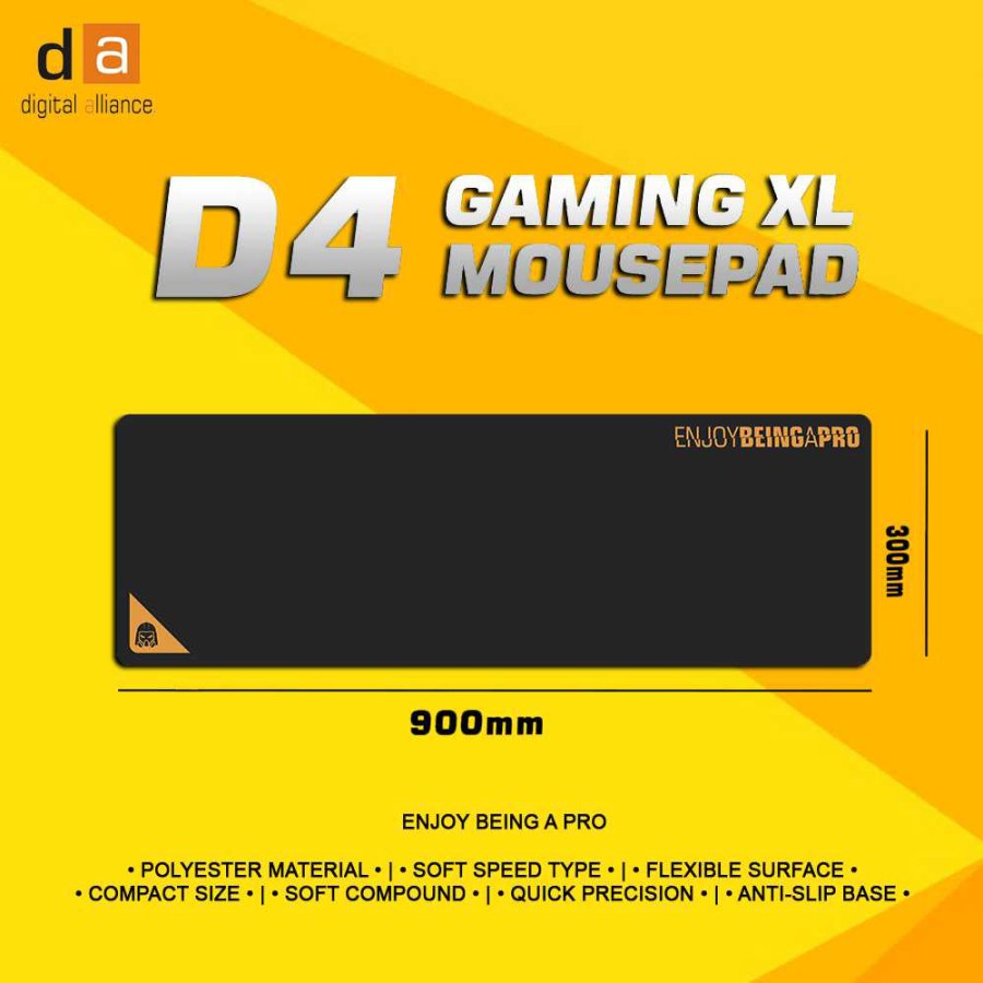 Mousepad DA Digital Alliance D4 XL | 90x30x0.3CM | Mouse Pad Gaming