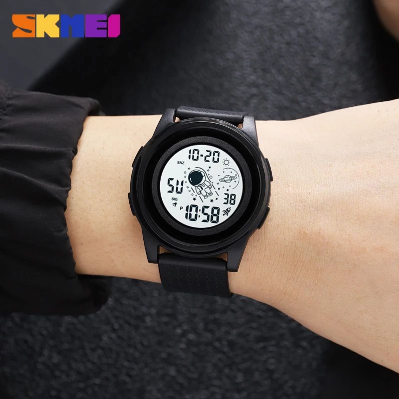 SKMEI 1883 Jam Tangan Pria Wanita Digital Chronograph Jam Astronot Anti Air WATCHKITE WKOS