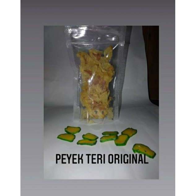 

peyek teri si kucung