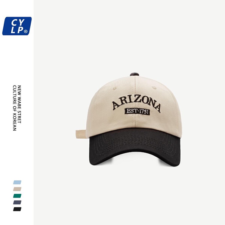 Topi baseball Motif Bordir Tulisan ARIZONA EST 1751 Dua Warna Untuk Pria Dan Wanita