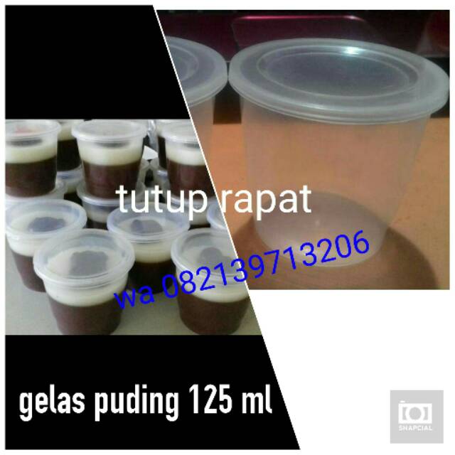 Gelas Puding 125 Ml Shopee Indonesia