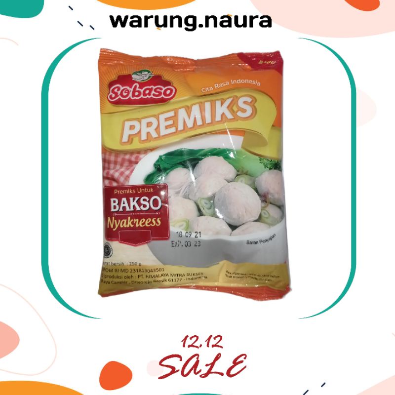 

Sobaso tepung adonan bakso 250 gram