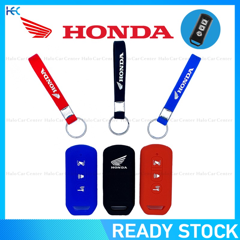 Cover Kunci Bahan Silikon Dengan Gantungan Kunci Untuk Honda Pcx 125 150 Ns110R Adv150