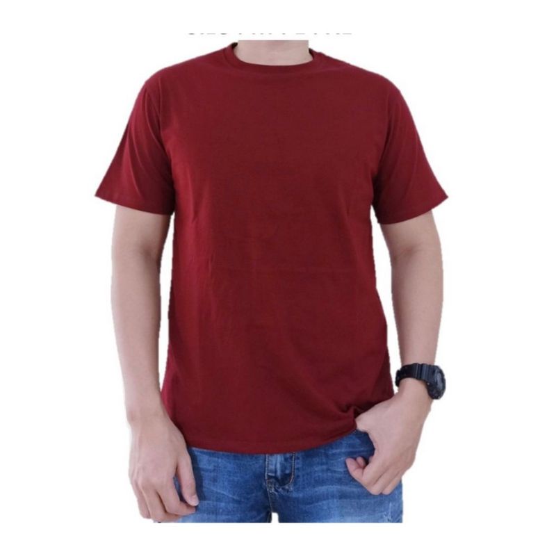 kaos baju polos unisex/ t-shirt kaos polos lengan pendek