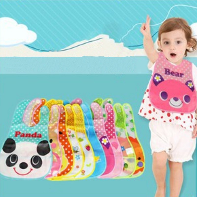 HIPPO LAND  Slabber bayi Eva/baby bibs/ Celemek EVA Bayi 4