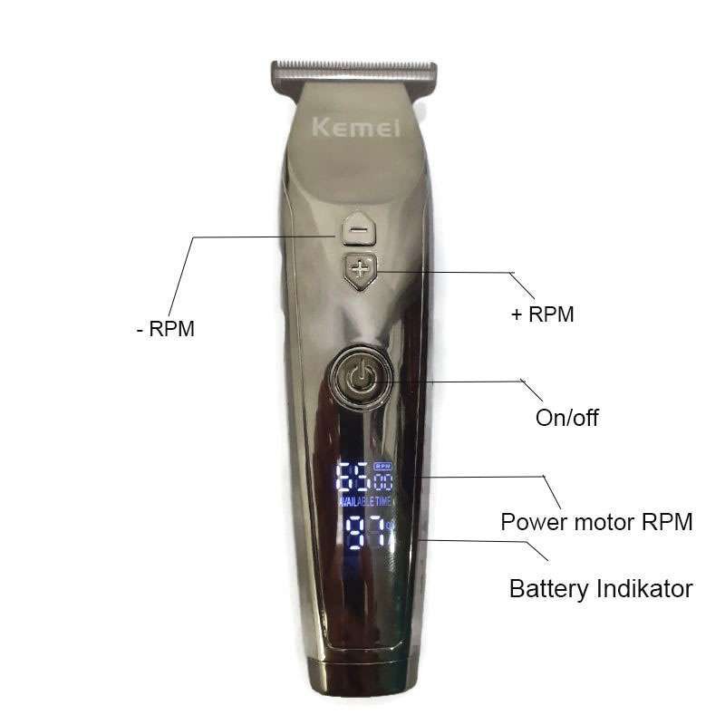 Alat Cukur Rambut Kemei km-126 LCD DISPLAY / Baby Cut / Professional Hair Clipper