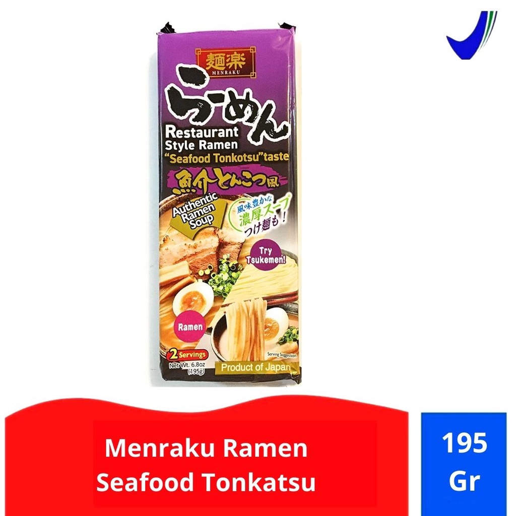 

Menraku Ramen Seafood Tonkatsu 195 Gr