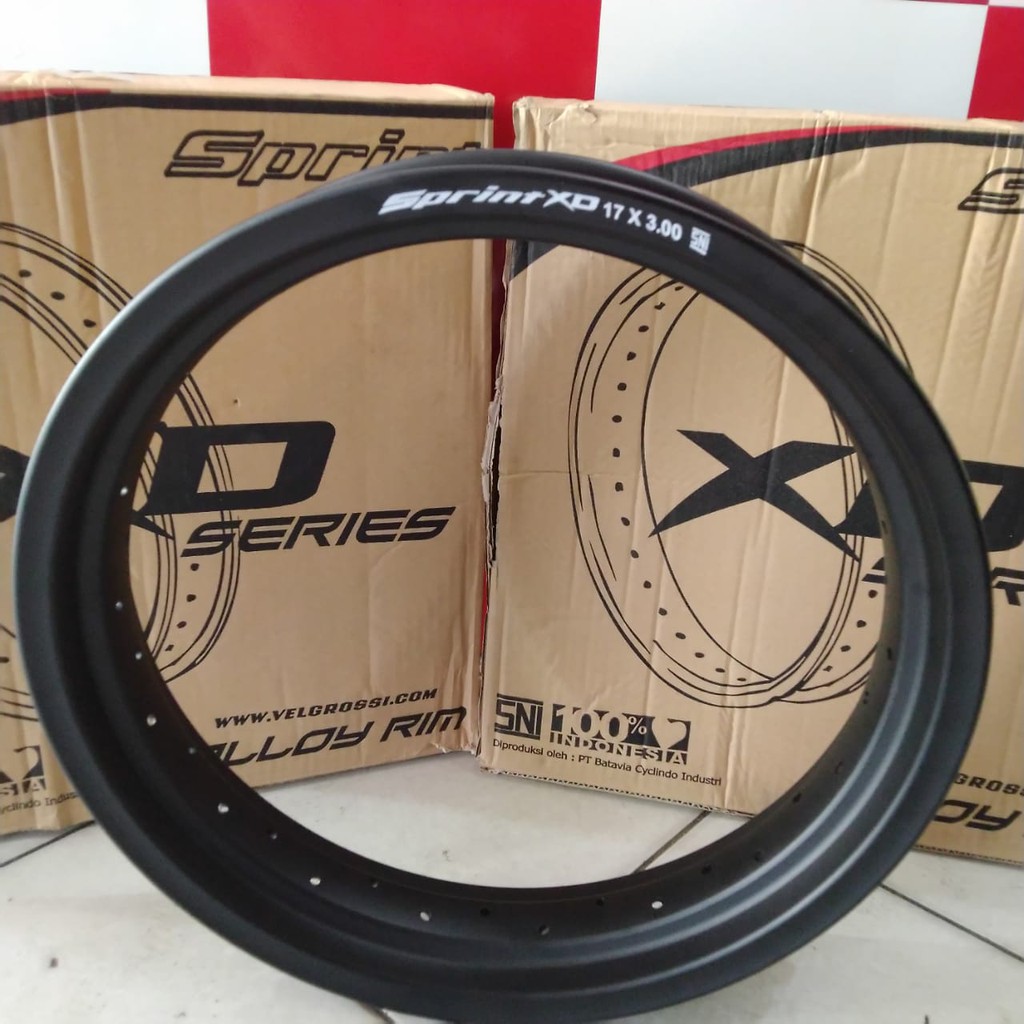Velg pelak Jari 300 lubang 36 ring 17 Sprint XD Series supermoto supermotor