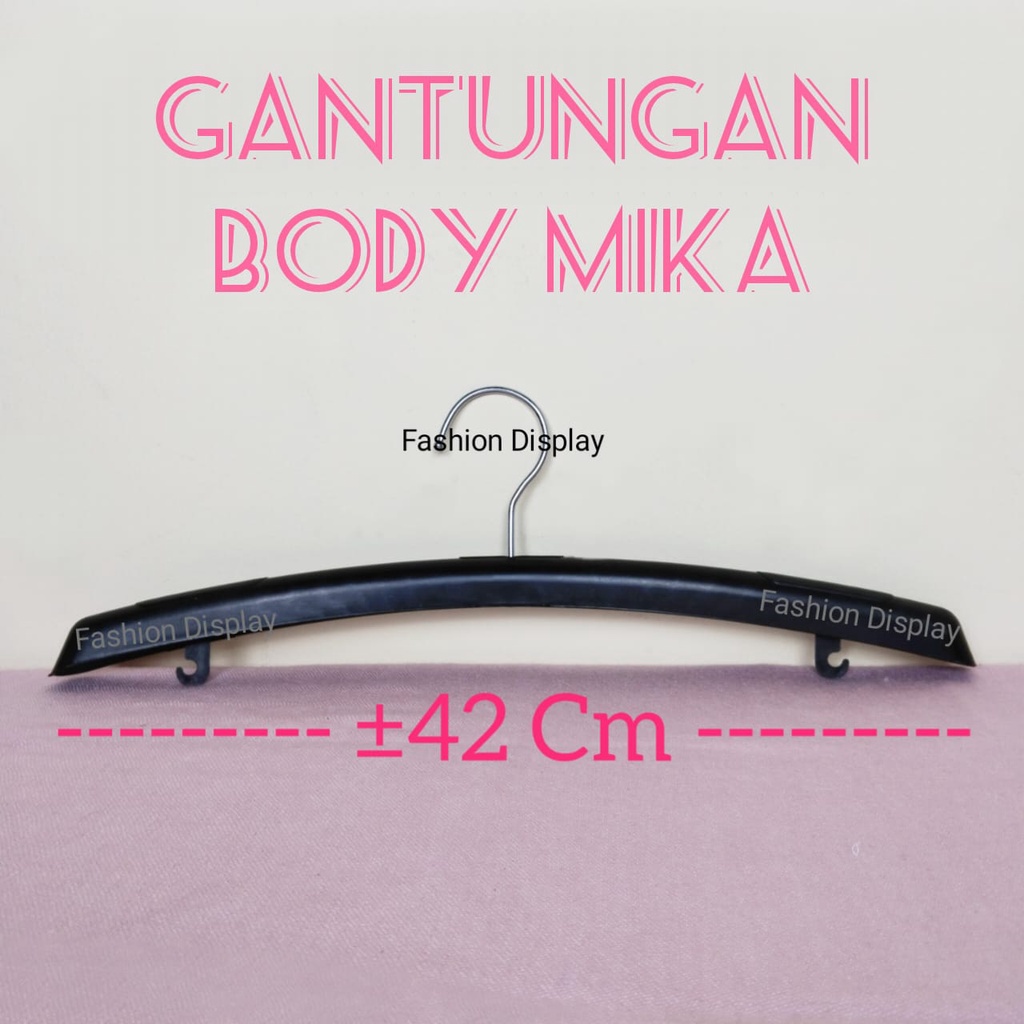 (1 PCS) Hanger 161 Body Gantung Mika/Gantungan Baju Plastik/Hanger Body Mika Murah-BH